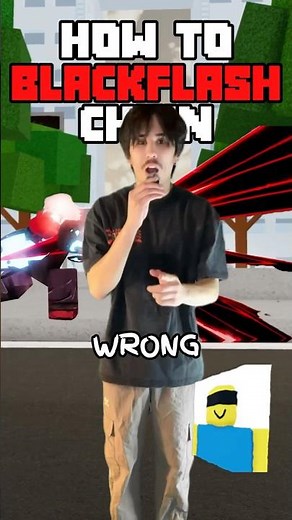 HOW TO BLACK FLASH CHAIN‼️#jjs #roblox