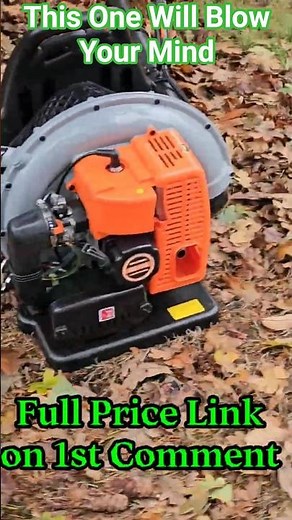 This 850 CFM Gas Powered Will Blow Your Mind #leafblower