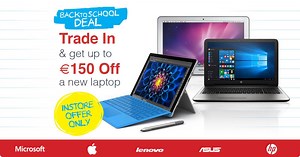 There's never been a better time to buy a new laptop. Right now at Soundstore we'll give you up to €150 off the latest models when you trade in your old laptop.#BacktoCollege #BacktoSchool Offer applies in store only. | Soundstore | Facebook