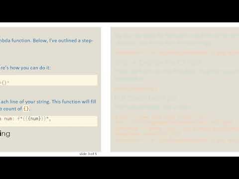 How to Insert Numbers Into a String in Python