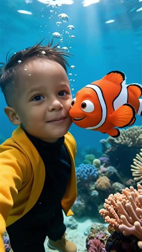 finding Nemo ai. finding Nemo ai trend. finding Nemo ai edit. finding Nemo ai efecto. ¡El sueño de todo fan de Buscando a Nemo! 🐠 ¡Nemo me besó en el fondo del mar! 🐠✨ 💙 ¿Cómo hice esta foto con Nemo? 🤯 ¡Nemo apareció en mi selfie submarina! 😍 ¡Selfie con Nemo en el arrecife! 🤳🌊 ¡Mi encuentro con Nemo bajo el agua! #nemo #findingnemo #capcut #capcutpioneer #tiktokeffect
