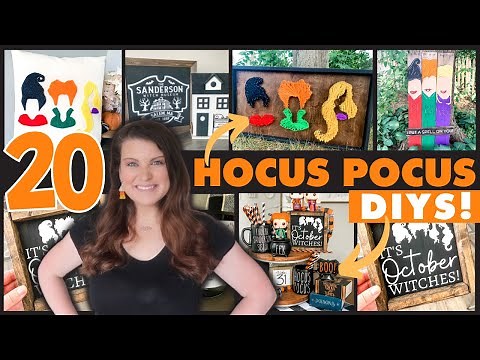 20 MUST-SEE Hocus Pocus DIYs | Halloween Decor for your Hocus Pocus 2 Watch Party