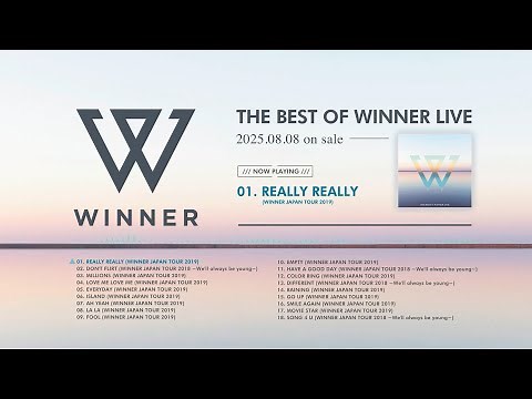 WINNER / 【TRACK PREVIEW】LIVE BEST ALBUM「THE BEST OF WINNER LIVE」
