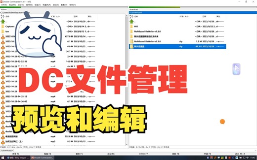 double commander 5 预览和编辑
