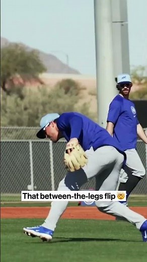 Nico Hoerner is showing off early in Spring Training. 👀