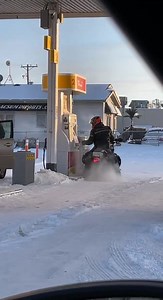 4.3M views · 11K reactions |  "Hey it's Amanda from Saskatoon . I just stopped at the shell on Idylwyld and there was a guy on a motorcycle getting gas.... he had studded tires.... like I get dedication but that is too far!!!" -- From Amand Boychuk | C95 | Facebook