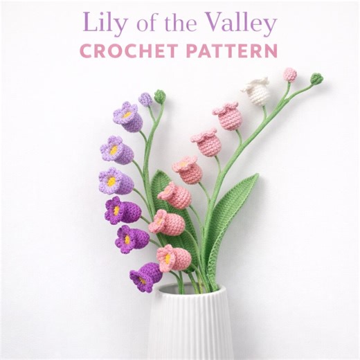 Lily of the Valley Crochet Pattern | Flower Bouquet Bundle (digital Download) - Etsy