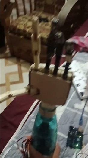 Built a Real Robotic Hand 🤖 | Controlled by Human Hand | Science Fair Project