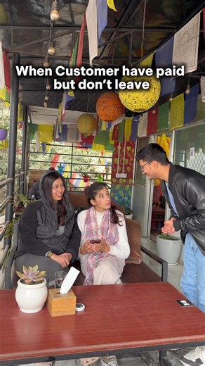 Customer Refuses to Leave After Payment at 1111 Bakery