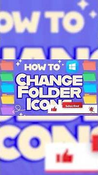 Make your Windows folders easier to spot with custom icons. #customizewindows #techtips