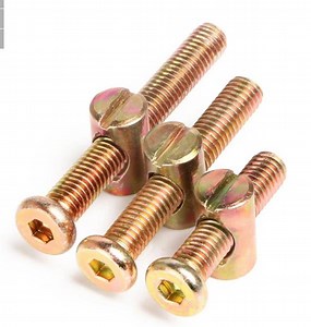 [Hot Item] Nickel/Bronze/Zinc Coating M6 Furniture Joint Connector Cap Nut and Bolt