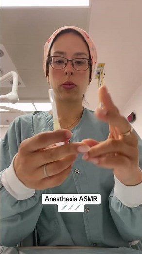 ASMR Anesthesia 👩🏻‍⚕️💉 #asmr #anesthesia #anesthesiology