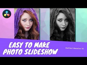Here is a Quick Way To Make a Photo Slideshow in DaVinci Resolve 16
