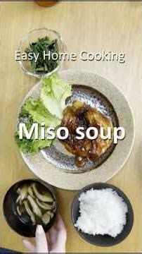 Simple Japanese Miso Soup 🇯🇵 | Shimeji Mushroom Miso Soup🍄