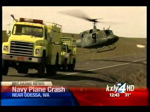 Whidbey Island-based EA-6B Prowler crashes in Lincoln County