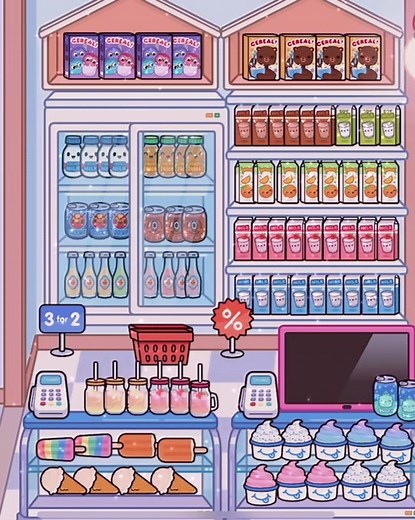 Supermarket Design Ideas with Toca Boca!