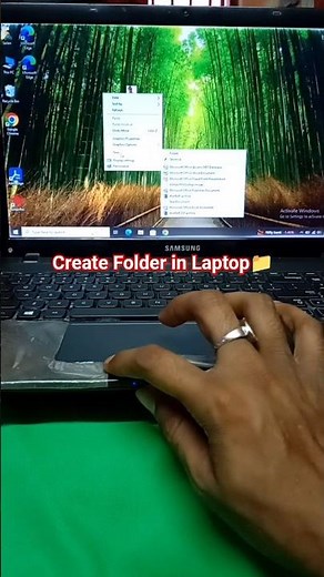 How to Create New Folder 📁 in Windows 10 Laptop #createfolder