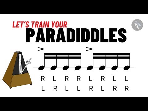 Paradiddle Trainer For Drummers - 16 Tempos 🥁