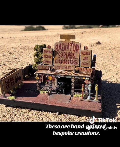 Disney Pixar Cars Miniatures Photoshoot in the Desert