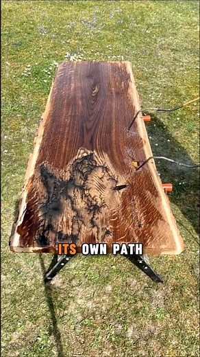 Lightning Art on Bamboo – Electrifying Wood Burning Process ⚡🔥