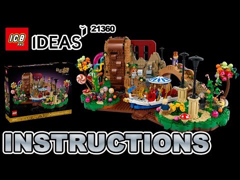 LEGO Ideas Willy Wonka & the Chocolate Factory 21360 – 4K Build Instructions Slideshow (Part 1 of 2)