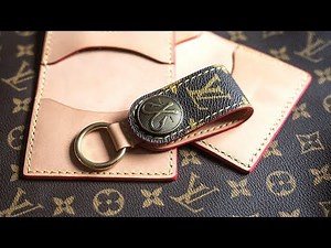 Making a DIY Louis Vuitton Keychain