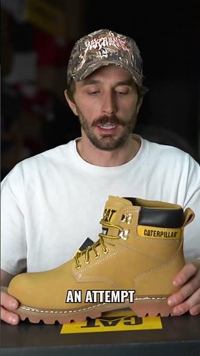 A bulldozer inspired work boot. Check out the @catfootwear new boot lineup at catfootwear.com