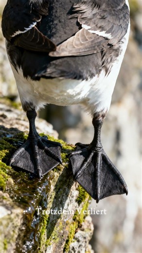 The thick-billed murre lives on steep cliffs! ⛰️
