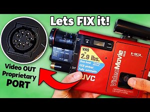 VHS Camera NO AV Video Output? DO THIS!