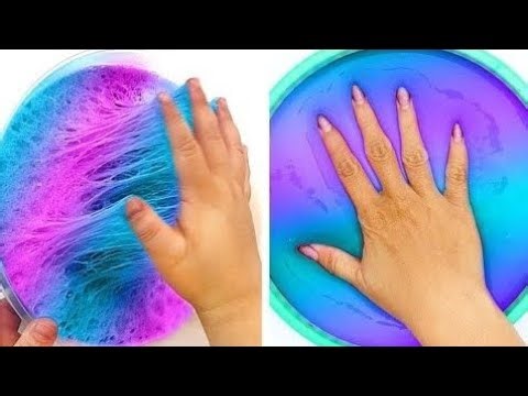 Giant Slime Mixing ASMR | Crunchy, Squishy, Satisfying”