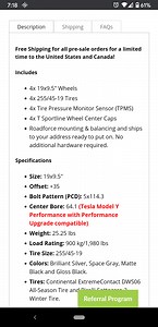 TSportline Wheel Packages and TPMS?