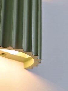 LightInTheBox Modern LED Wall Sconce Minimalist Resin Wall Light Nordic Style Half-Cylinder Tree Root Desgin Up and Down Light for Stairs Hallway Bedroom (White)