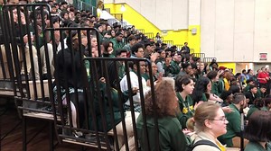 Grace King High School was visited by iconic and historic figures from around our area to celebrate #BlackHistoryMonth. This important month was capped off with an awesome school-led program with participation by both students and teachers. #JPSchools #WeLove #WeLearn #WeLead | Jefferson Parish Schools