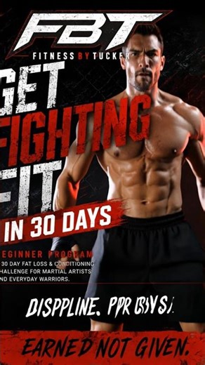 Get fighting fit in 30 day's.
