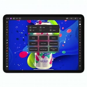 Gain instant access to clipboard options and 9 customisable shortcut operations through the Quick Menu on our iPad apps. The best part? It’s just a simple 3-finger swipe! | Affinity