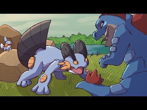 Pokemon Ecology - Mudkip, Marshtomp, and Swampert