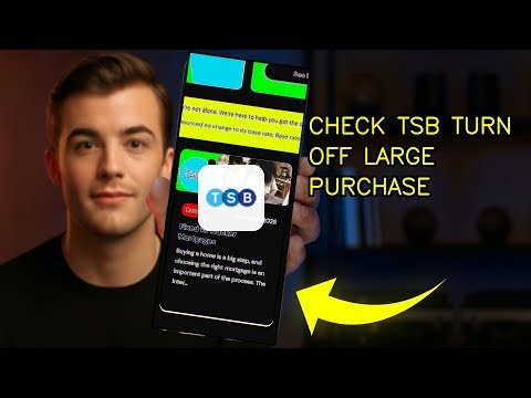 How To Turn Off Large Purchase Alerts In TSB Bank Only For Large Amounts 2026 (EASY GUIDE)