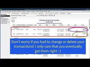 The Audit Trail Report - QuickBooks Desktop
