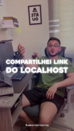 Tutorial sobre como compartilhar link do localhost usando ngrok