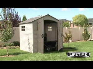 Lifetime 7x7 Storage Shed Kit 2 Windows-60042 -ShedsDirect.com