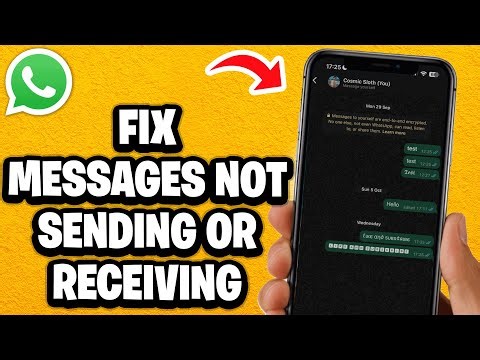 How To Fix WhatsApp Message Not Sending or Receiving - Fastest Guide