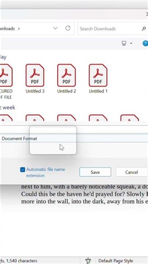 How to make a password-encrypted document in LibreOffice Writer & export as a secure PDF! #shorts
