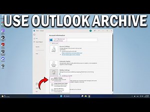 How To Use Outlook Archive to Free Space & Clean up Your Mailbox - Easy Fix