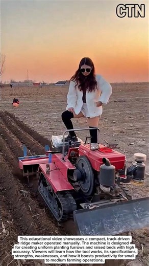 Compact Ridge Maker Machine – Powerful Mini Land Former for Precision Farming