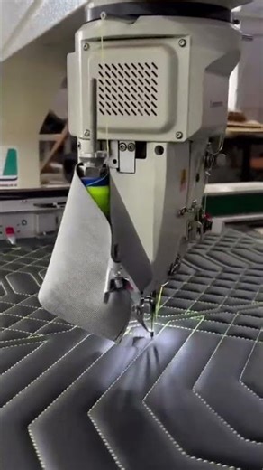 the process of sewing thick fabric using a sewing machine