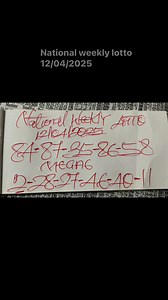 71K views · 453 reactions | National weekly lotto. | De-graft lottery research. | Facebook