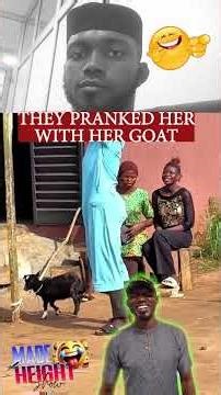 SHE HAD NO IDEA ABOUT HER GOAT #prank #shocking #shorts