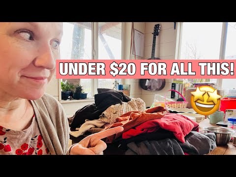 Thrift Store Haul SUPER CHEAP!