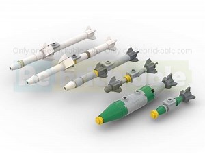 LEGO MOC-195544 US Missile Pack #1 (Creator 2024)