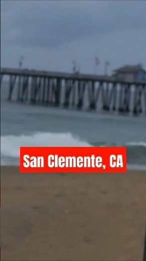 San Clemente Beach Walk & Pier Views | California Coastal Vibes – April 2025 #shorts #travel